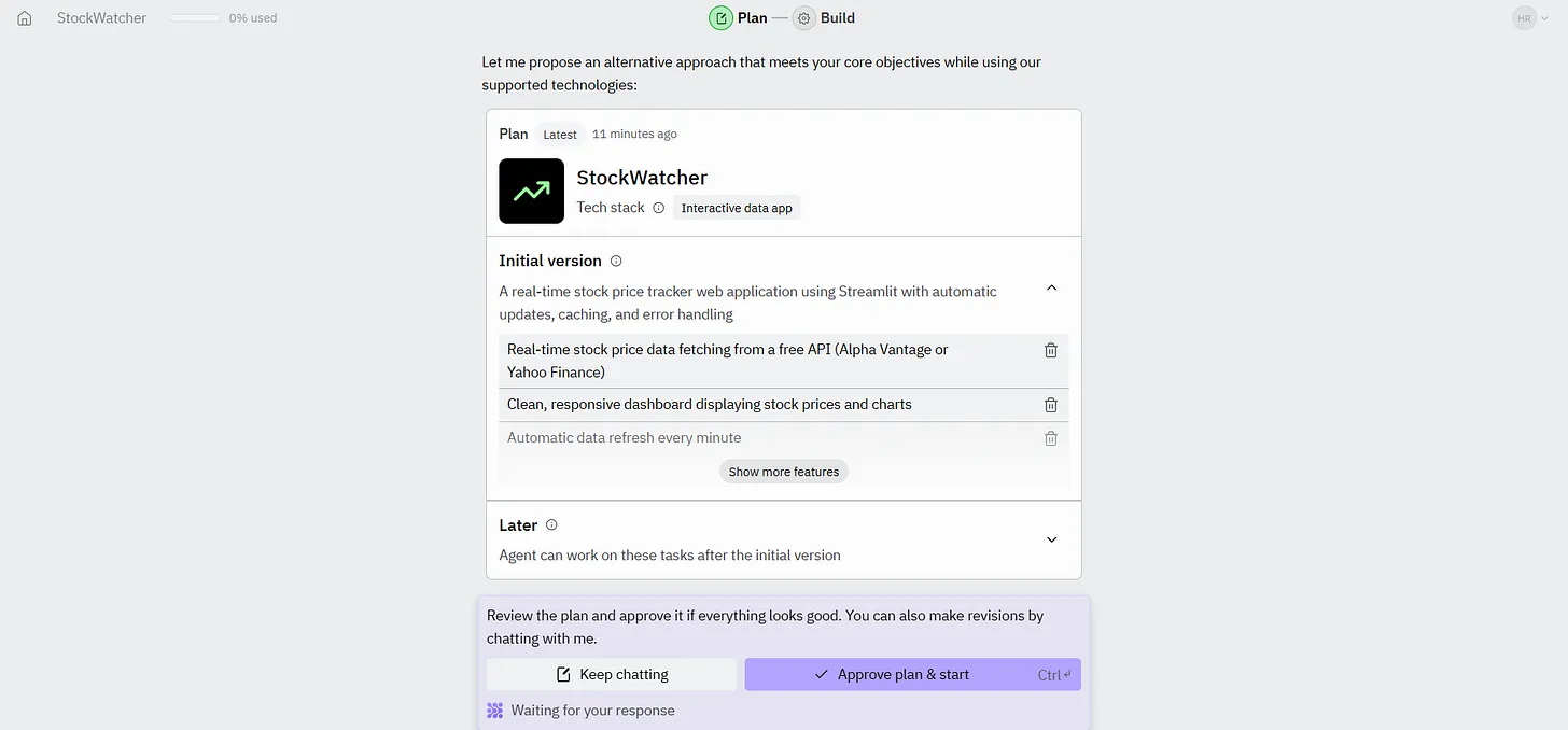 Preview the Plan Vibe Coding