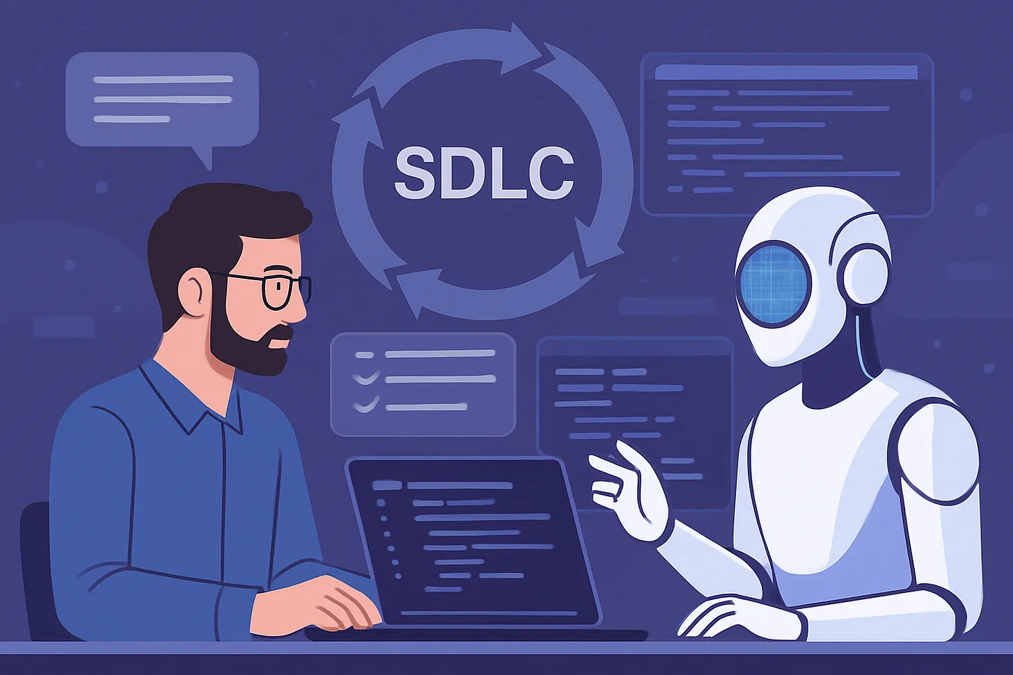 Human–LLM Collaboration in the SDLC