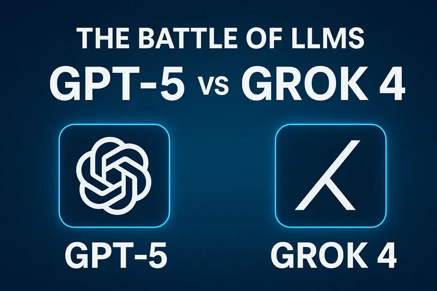 The Battle of LLMs: GPT-5 vs Grok 4