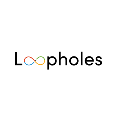 Loopholes Logo White